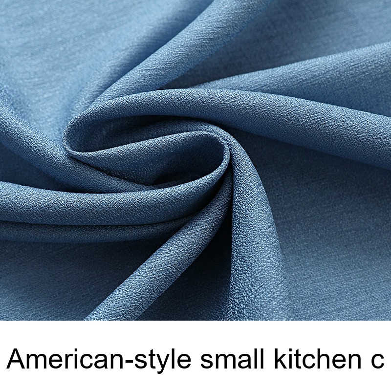 American-style Small Kitchen Curtains Semi-blackout_voghion.com
