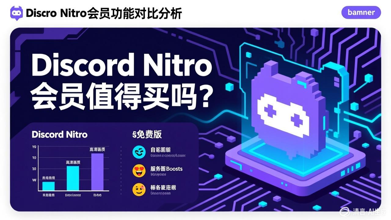 Discord官网Nitro会员值得买吗？功能对比