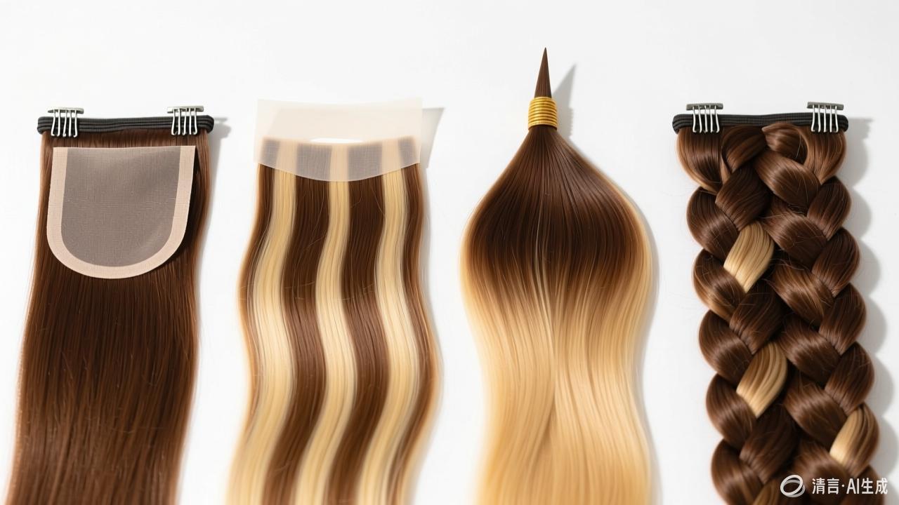 Hair Extension Types Comparison