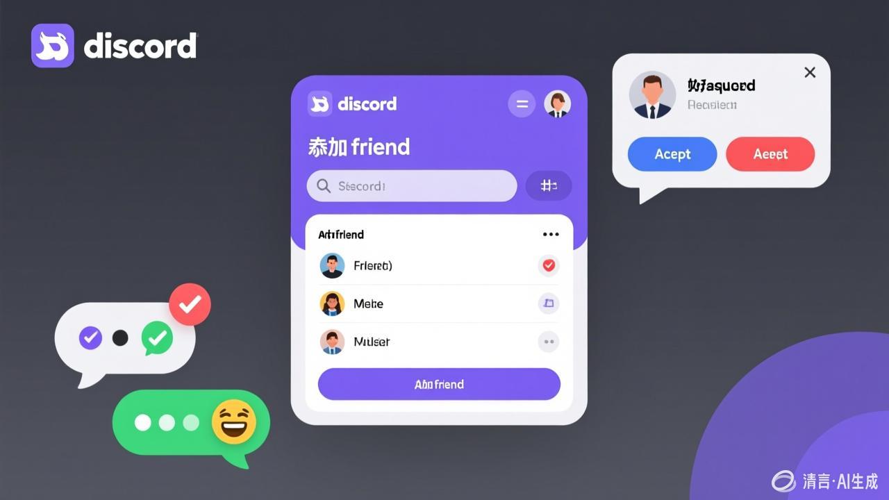 Discord下载后如何添加好友和发送消息