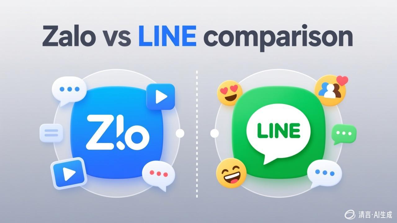 Zalo vs LINE：东南亚通讯工具对比