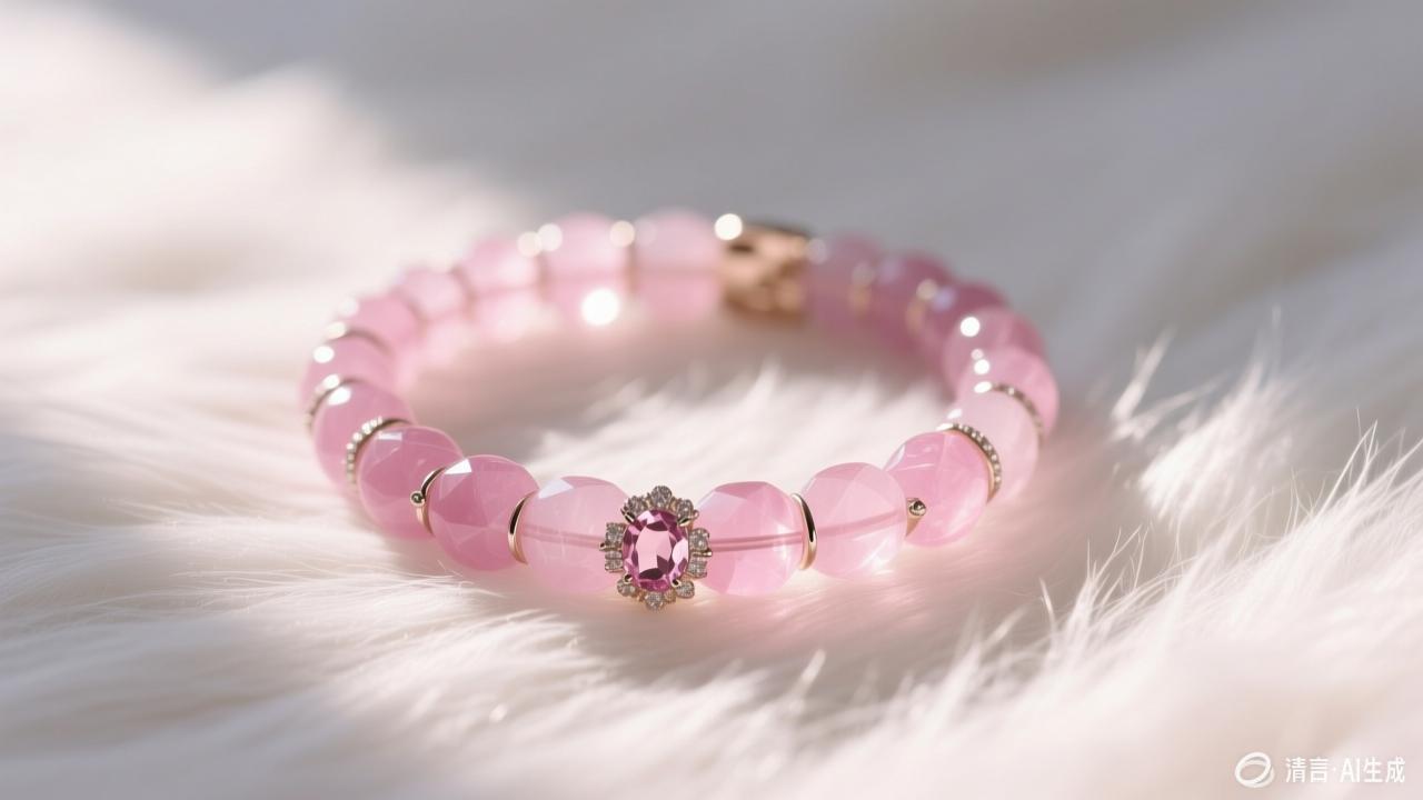 Rose Quartz Crystal Bracelet